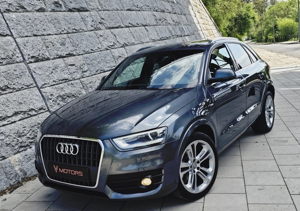 Audi Q3 cena 57700 przebieg: 239647, rok produkcji 2013 z Szczekociny małe 781